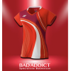 YONEX T-SHIRT WOMEN'S CREW NECK SHIRT FIRE RED