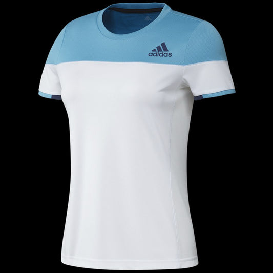 ADIDAS T-SHIRT FEMME COLORBLOCK BLANC