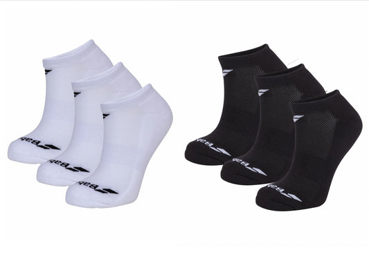 BABOLAT INVISIBLE 3 PAIR PACK BLANC/NOIR
