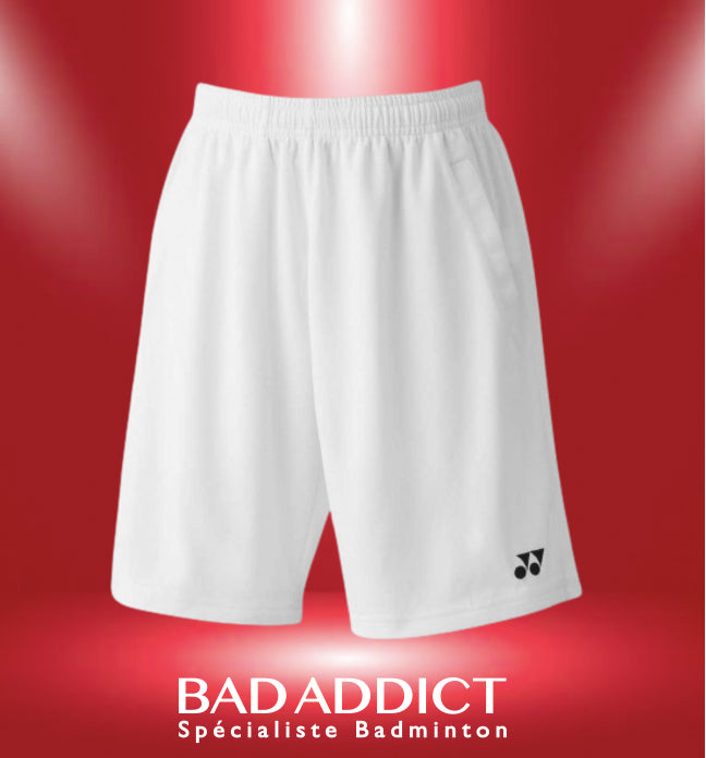 YONEX SHORT TEAM JUNIOR YJ0004 BLANC