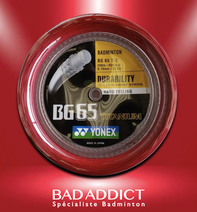 YONEX BOBINE BG65 TITANIUM 200M