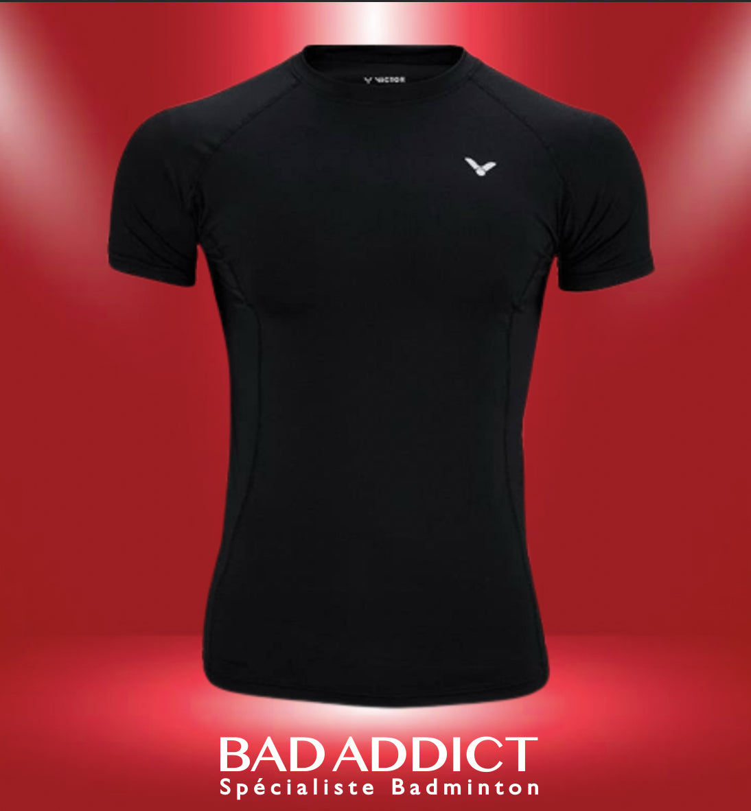 VICTOR T-SHIRT COMPRESSION 5708 NOIR