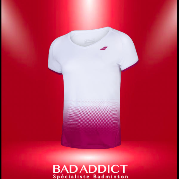 BABOLAT T-SHIRT FEMME COMPETE CAP SLEEVE TOP W WHITE