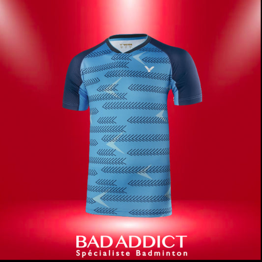 VICTOR T-SHIRT MEN INTERNATIONAL UNISEX BLUE