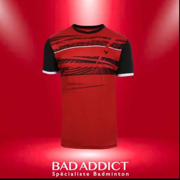 VICTOR T-SHIRT MEN FUNCTION UNISEX RED BLEU
