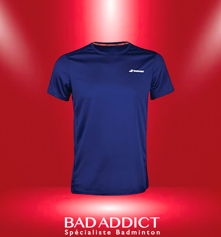 BABOLAT CORE FLAG CLUB TEE BOY ESTATE BLUE