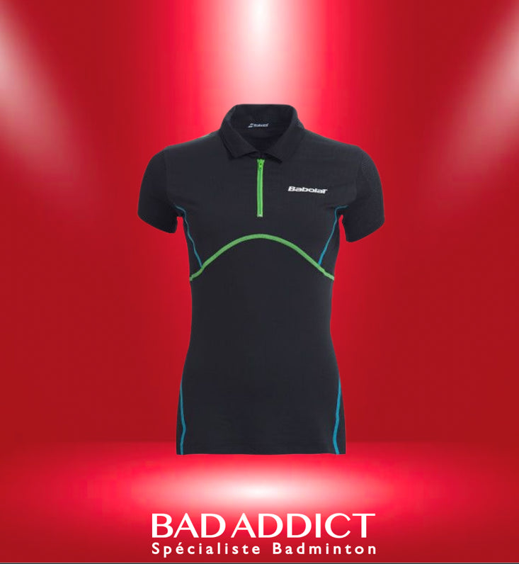 BABOLAT POLO MATCH PERF GIRL ANTHRACITE