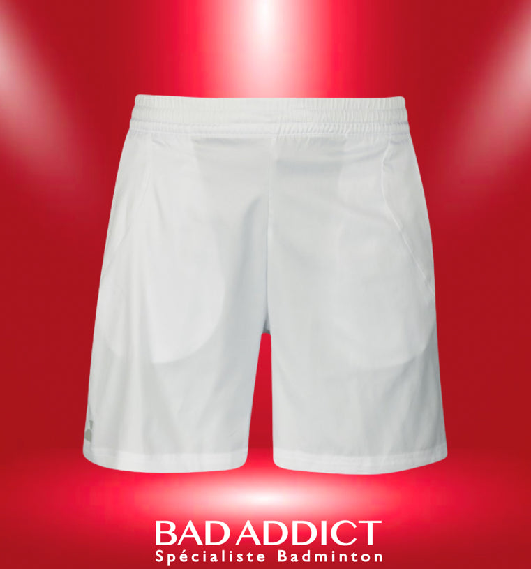 BABOLAT SHORT CORE MEN 8" WHITE