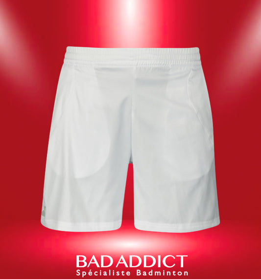 BABOLAT SHORT CORE MEN 8" WHITE