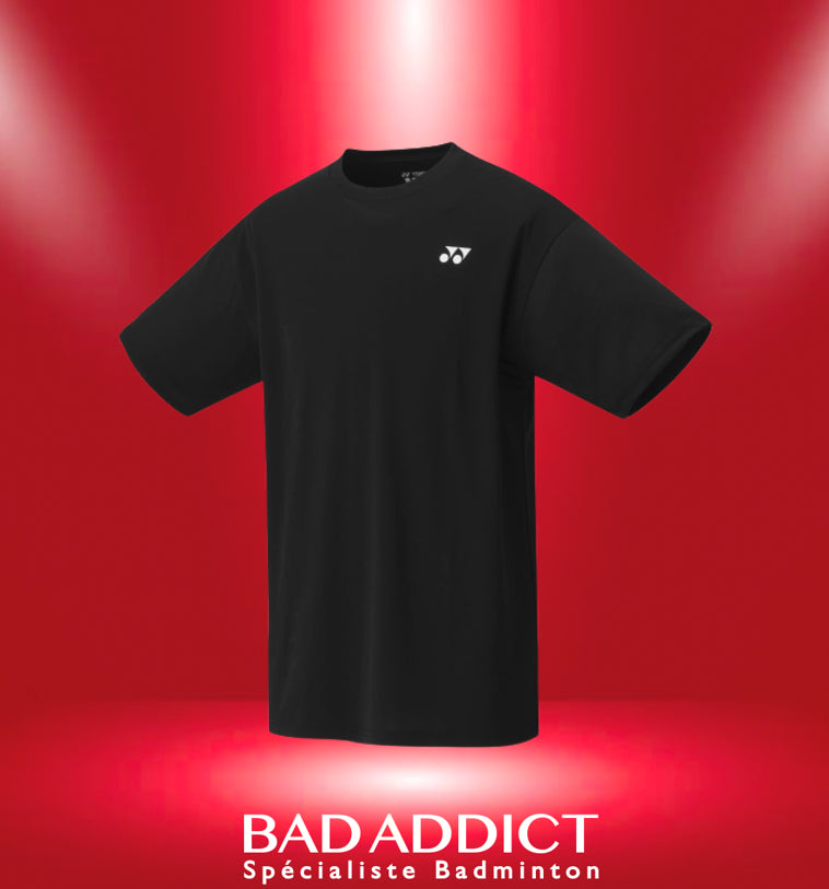 YONEX T-SHIRT MEN CREW NECK SHIRT BLACK