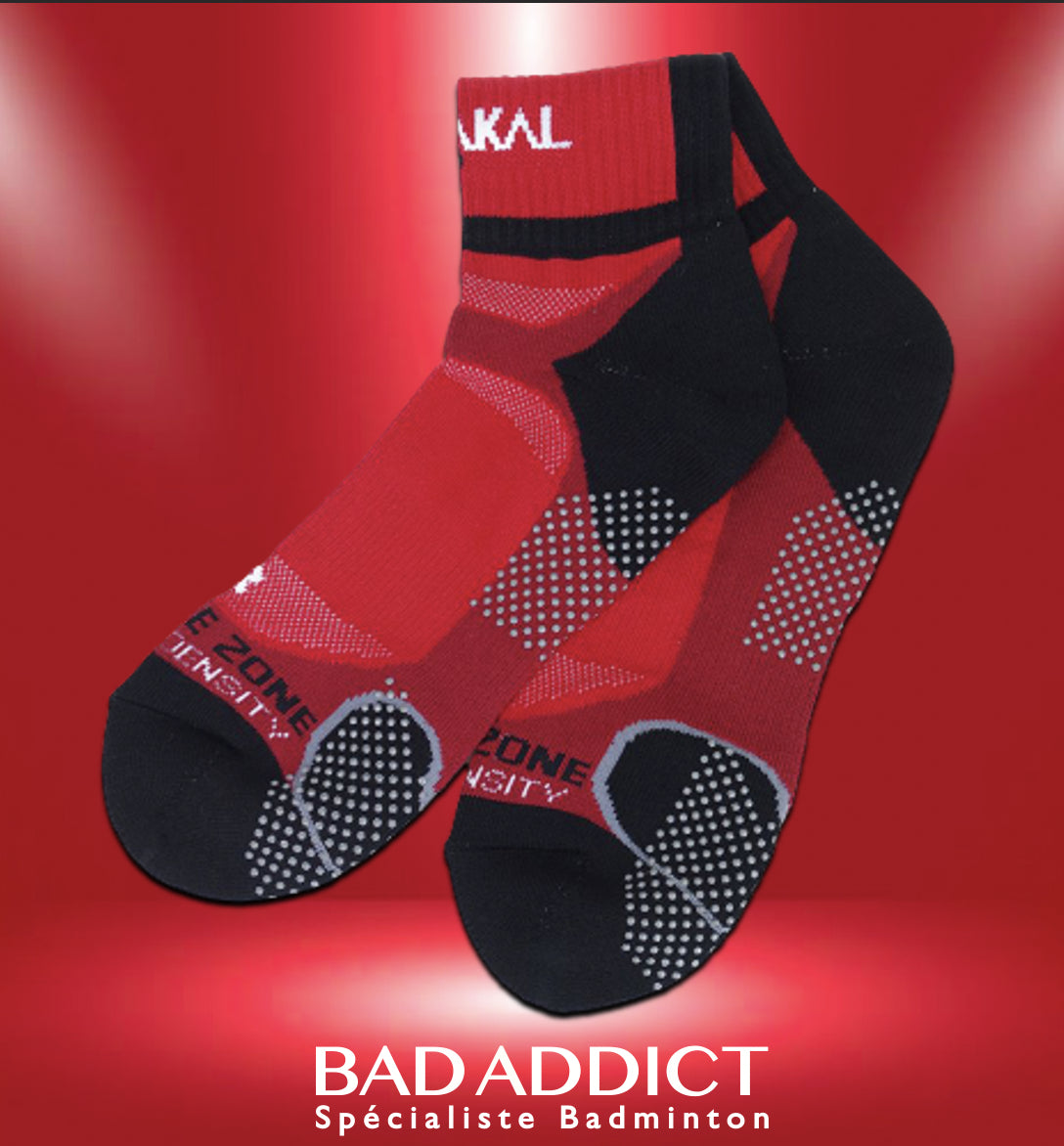 KARAKAL CHAUSSETTES X4 ANKLE NOIR/GRIS