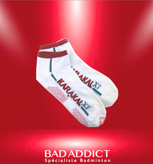 KARAKAL CHAUSSETTES X2 TRAINER NOIR/ROSE