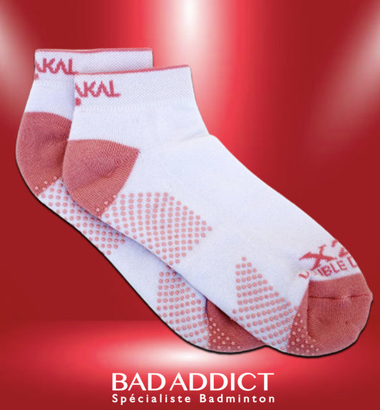 KARAKAL CHAUSSETTES X2 TRAINER NOIR/ROSE