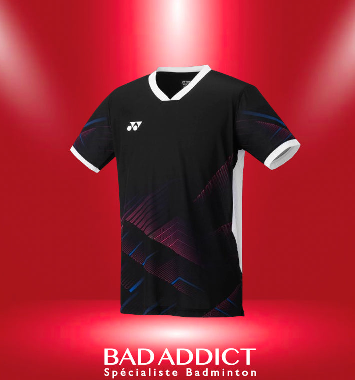 YONEX T-SHIRT MEN'S CREW NECK SHIRT BLACK