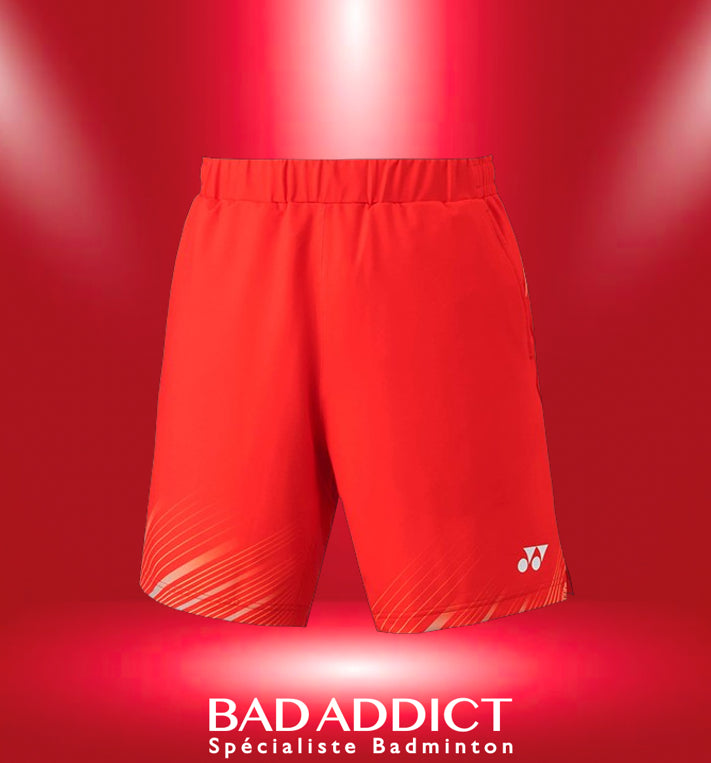 YONEX SHORT JR TEAM BLANC
