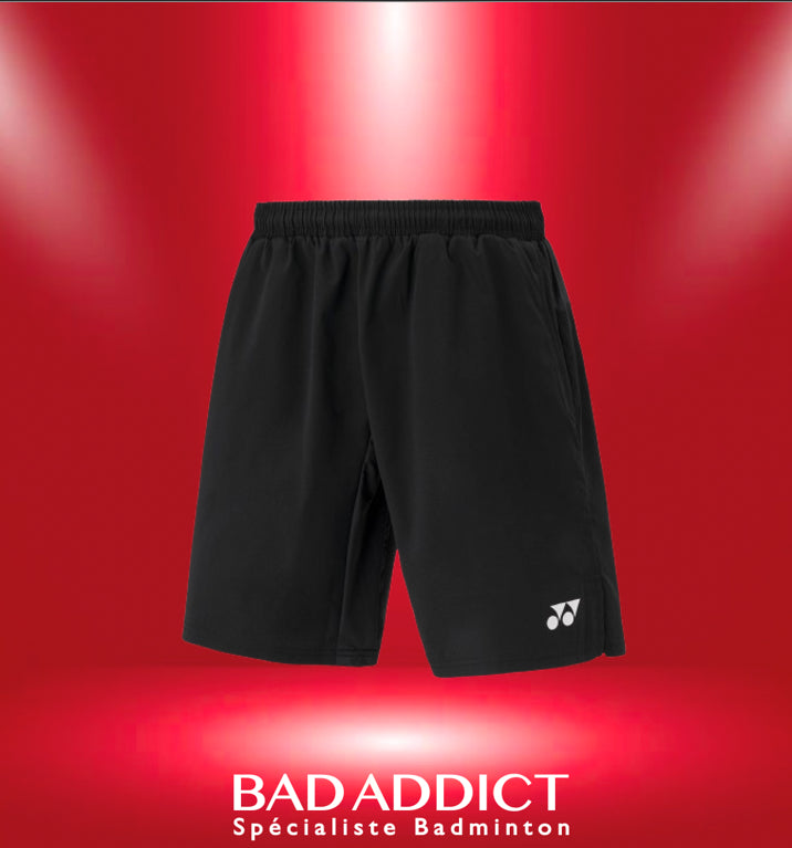 YONEX 15086 MEN'S KNIT SHORT BLACK