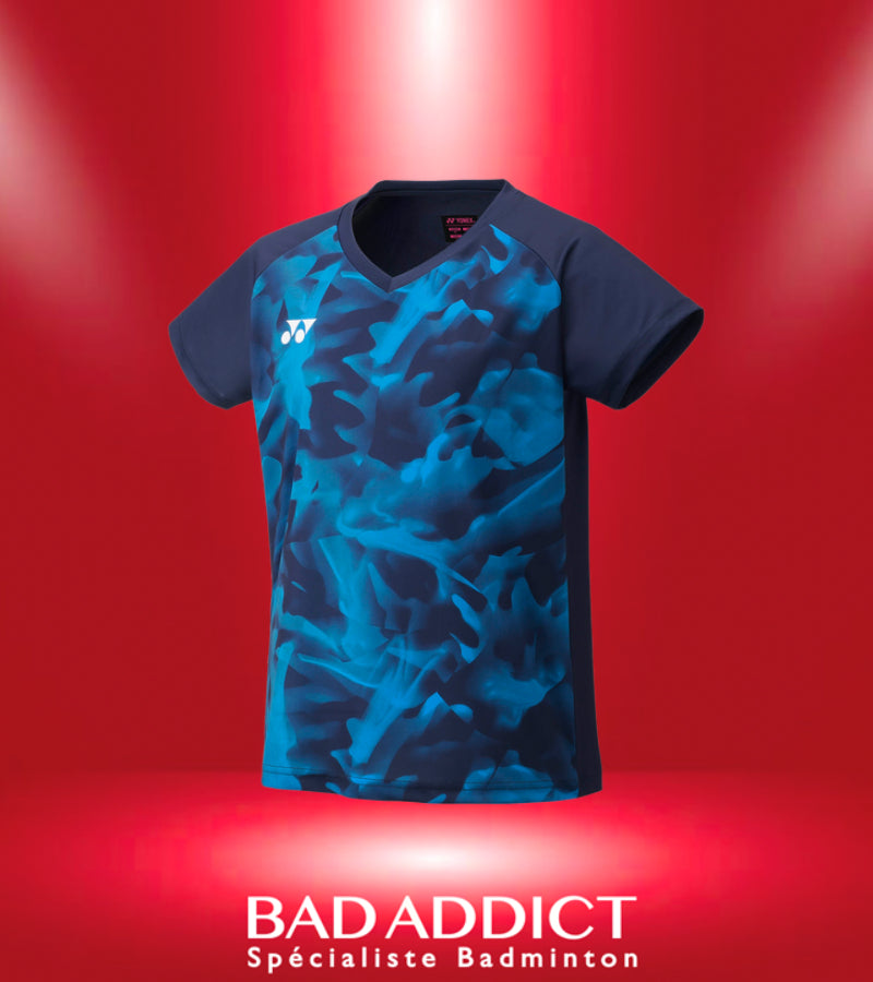 YONEX YW0033 T-SHIRT WOMEN'S CREW NECK SHIRT NAVY BLUE