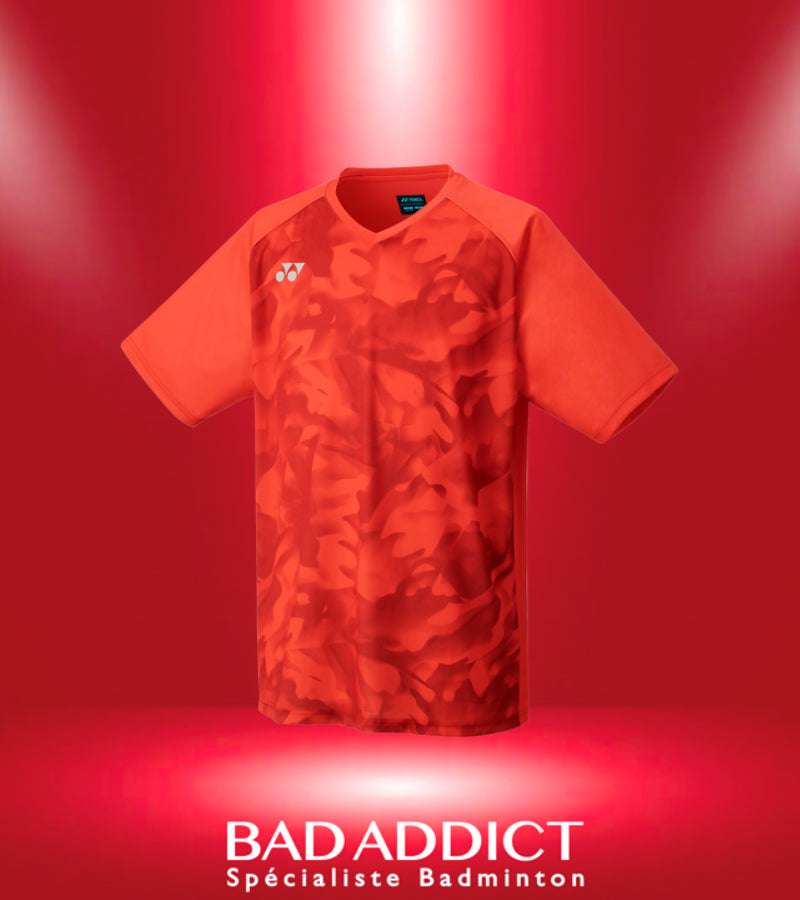 YONEX YJ0033 T-SHIRT JUNIOR CREW NECK SHIRT PEARL RED