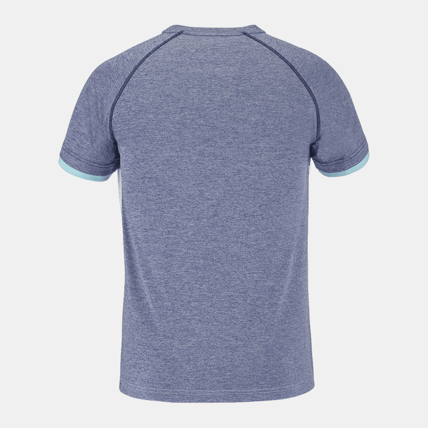 Babolat Play Crew Neck Tee Men White/Blue - Bad Addict