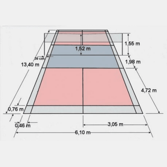 Ma boutique SCOTCH TERRAIN BADMINTON BLANC - badminton