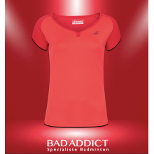 BABOLAT TSHIRT GIRL PERF CREW NECK RED