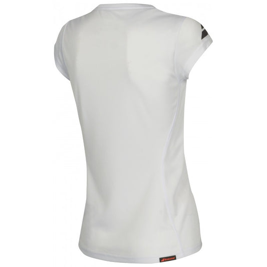 BABOLAT FLAG CORE CLUB TEE WOMEN WHITE 2018