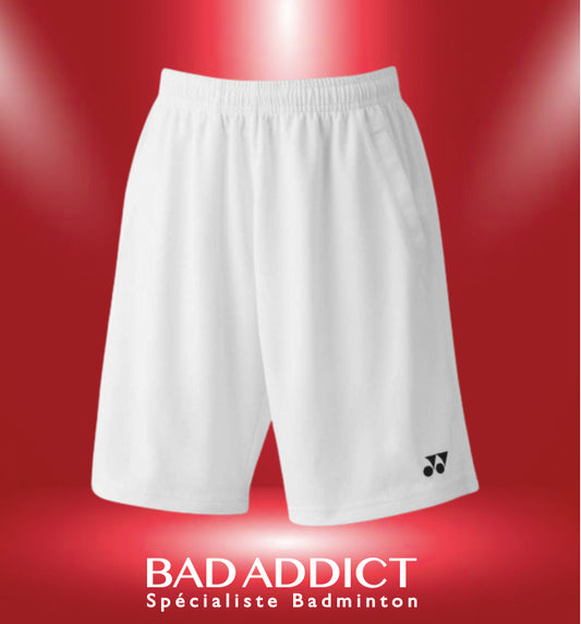 YONEX SHORT TEAM JUNIOR YJ0004 BLANC