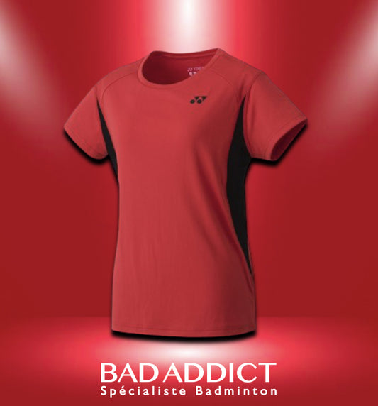 YONEX T-SHIRT FEMME 16452EX ROUGE