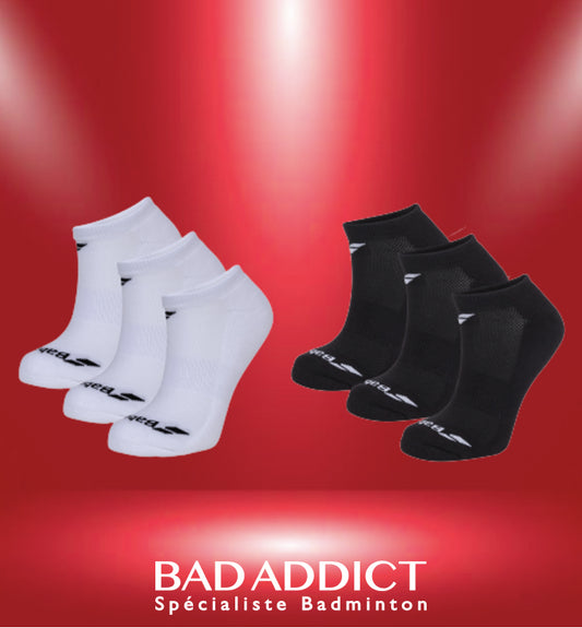 BABOLAT INVISIBLE 3 PAIR PACK BLANC/NOIR