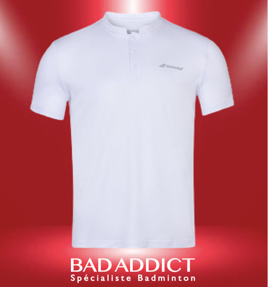POLO BABOLAT HOMME PLAY BLANC