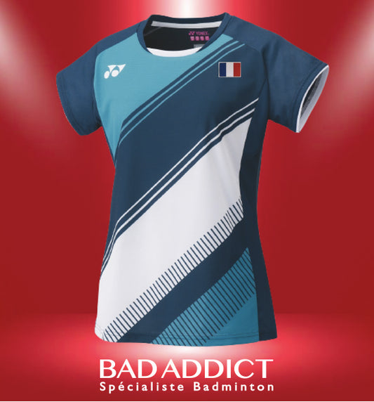 T-SHIRT YONEX FEMME EQUIPE DE FRANCE 20591EX BLEU