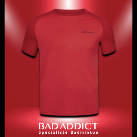 BABOLAT T-SHIRT JUNIOR CREW NECK PLAY RED