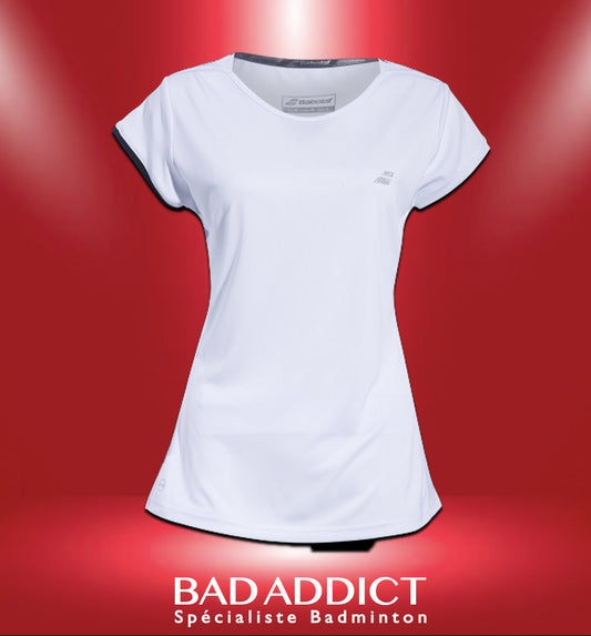 BABOLAT TSHIRT GIRL PERF CREW NECK WHITE