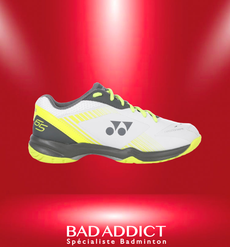 YONEX CHAUSSURE PC65 X WHITE/LIME