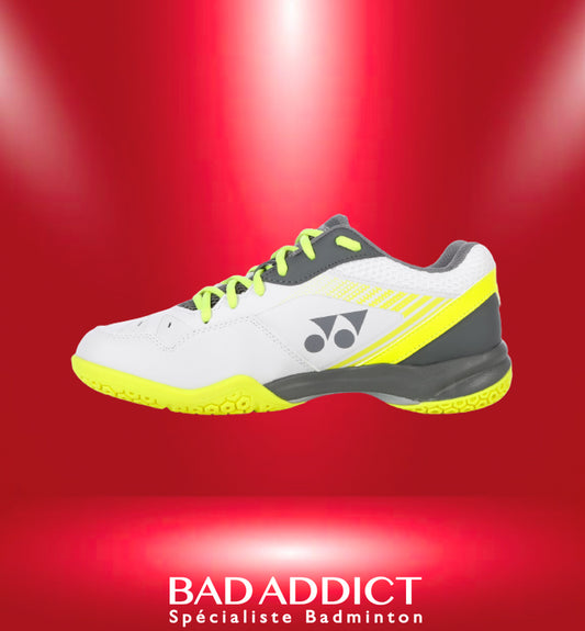 YONEX CHAUSSURE PC65 X WHITE/LIME