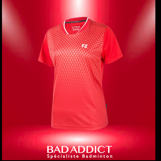 FORZA SATARA WOMENS TEE CHINISE RED
