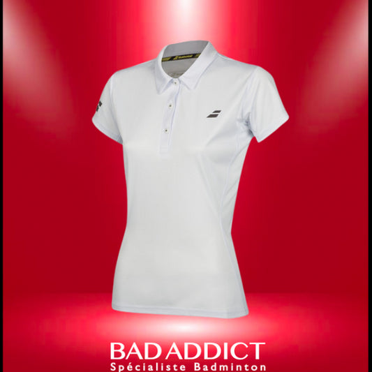BABOLAT POLO FEMME CORE CLUB POLO WOMEN WHITE