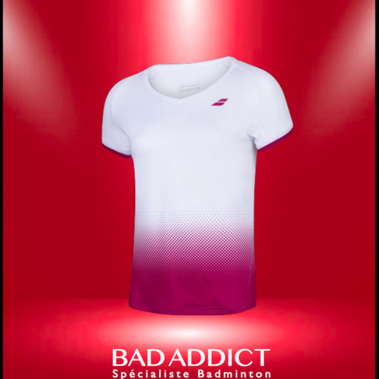 BABOLAT T-SHIRT FEMME COMPETE CAP SLEEVE TOP W WHITE