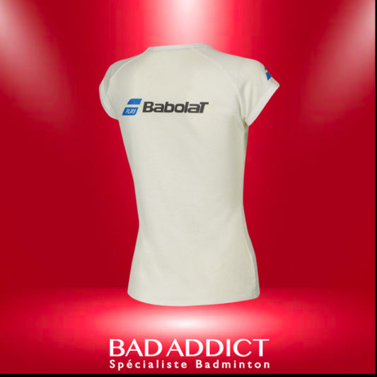 BABOLAT T-SHIRT FEMME CORE BABOLAT TEE WOMEN WHITE