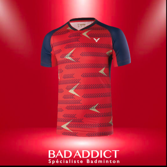 VICTOR T-SHIRT MEN INTERNATIONAL UNISEX RED