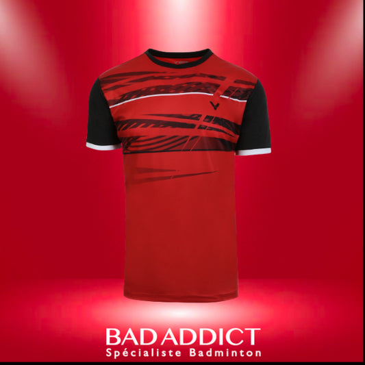 VICTOR T-SHIRT MEN FUNCTION UNISEX RED BLEU