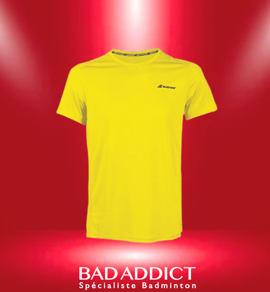 BABOLAT T-SHIRT HOMME CORE FLAG CLUB TEE MEN YELLOW