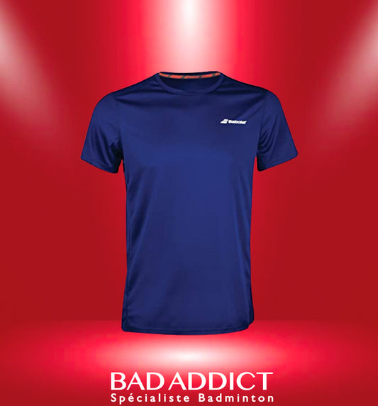 BABOLAT CORE FLAG CLUB TEE BOY ESTATE BLUE