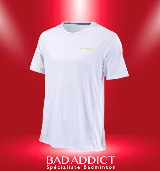 BABOLAT PERF CREW NECK TEE BOY WHITE