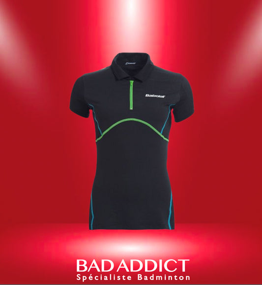 BABOLAT POLO MATCH PERF GIRL ANTHRACITE