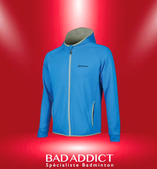 BABOLAT VESTE CORE HOOD SWEAT MEN DIVA BLUE
