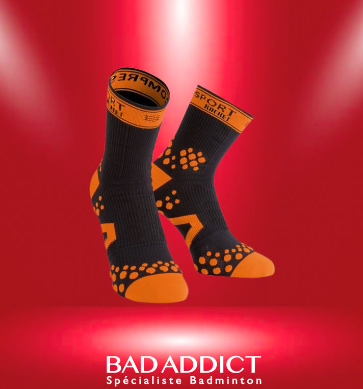 CHAUSSETTES MI-LONG COMPRESSPORT RACKET