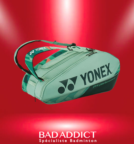 YONEX PRO RACKET BAG BLUE 9 RAQUETTES