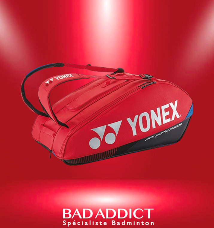 YONEX PRO RACKET BAG BLUE 9 RAQUETTES