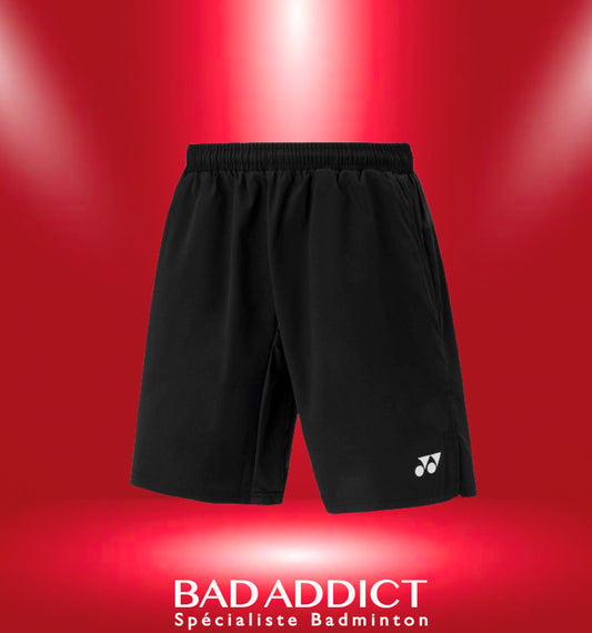 YONEX MEN'S KNIT SHORT BLACK